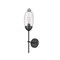 Z-Lite Arden Wall Sconce, 1-Light, 4.5 In.W x 7 In.L x 21.5 In.H, Matte Black/Clear 651S-MB - alternate 4